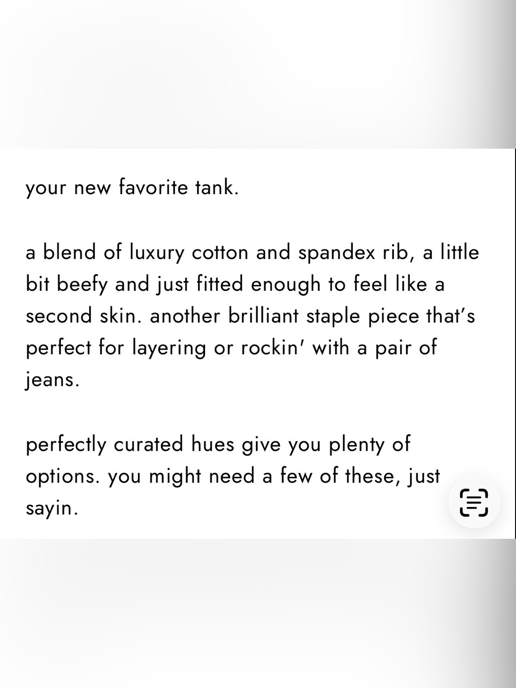 Perfect White Tee - Nwt - Blondie Tank — image 2 of 5